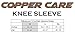Copper Knee Sleeve - Knee Brace -Running, Basketball, Comfortable and Supportive-Medium