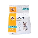 Arm & Hammer for Pets Male Dog Wraps, X-Small 12ct