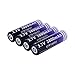4 Pack 18650 Battery 3.7V 3800mAh Rechargeable Li-ion Batteries and Dual Battery Charger,High-Capacity Battery