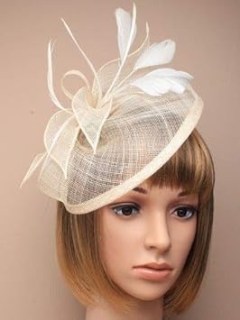 cream occasion hat