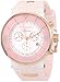 Mulco Unisex MW3-11009-083 "Ilusion" Ceramic Watch with Pink Silicone Band