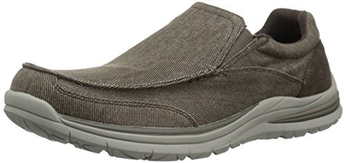 Skechers Men's Classic Fit-Superior 2.0-Vorado Moccasin, Khaki, 10.5 M US