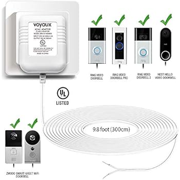 Amazon.com: LANMU Power Adapter for Ring Doorbell,26ft