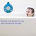 KINGXBAR Universal Bathtub Drain Stopper for Kids, Waterproof 100% BPA Free Food Grade Silicone Bath Tub Drain Stopper Plug Secure Drain Cover for Bath Tubs, Sinks, and Laundries
