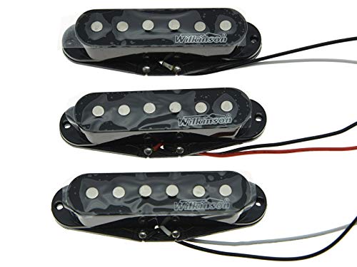 Wilkinson Lic Black ST Strat Vintage Voice Single Coil Pickups Fits Stratocaster