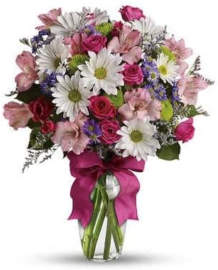 Amazon Com Wrapped In Pink Congratulations Flower Bouquet Congratulations With Flowers Same Day Congratulations Flowers Delivery Send Congratulations Flowers Congratulations Flower Bouquet Garden Outdoor