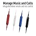 Panasonic Bluetooth Earbud Headphones with Microphone, Call/Volume Controller and Quick Charge Function - RP-HJE120B-R - in-Ear Headphones (Red)