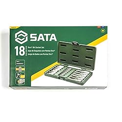 SATA 18-Piece Torx® Bit Socket Set, 1/4-Inch and