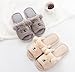 Women's Soft Indoor Clog Slippers Open Toe Plush Memory Foam House Slipper Slip On Cute Animal Indoor Shoe