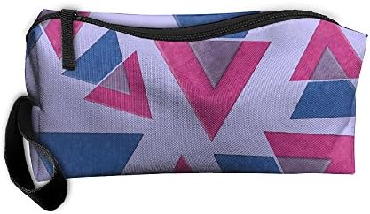 Bisexual Pride Triangles Flag Funny 3D Print Women's Large Volume Make-up Receive Bag Funny Handbag