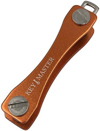 KeyMaster - Compact Smart Key Holder 2-10 Keys (Orange)