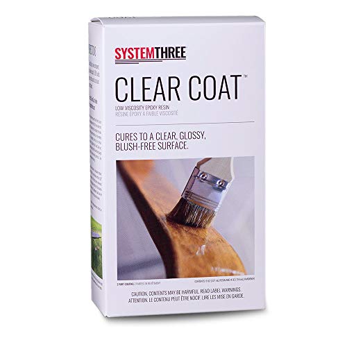 image for System Three 0600K38 Coat Laminating Resin, 12 oz. Bottle, 12 oz, Clea