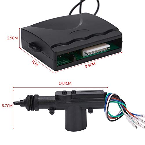 Remote Lock Kit, Car Remote Control 4 Door Power Central Lock System Auto Locking Security Keyless Entry Kit - Thumbnail 2