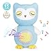 BEREST Baby Sleep Soother Sleepy Owl, Womb's Heartbeat Lullabies & Shusher White Noise Machine, Auto-Off Timer and Nursery Decor Night Light Projector, Portable Baby Shower Gift for Newborns and Up