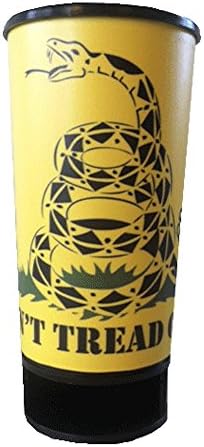Don't Tread On Me Spit Bud Portable Spittoon with Can Opener: The Ultimate Spill-Proof Spitter by Spitbud