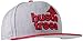 LRG Men's Hustle Trees Logo Flat Bill Snapback Hat, One Size, Light Grey