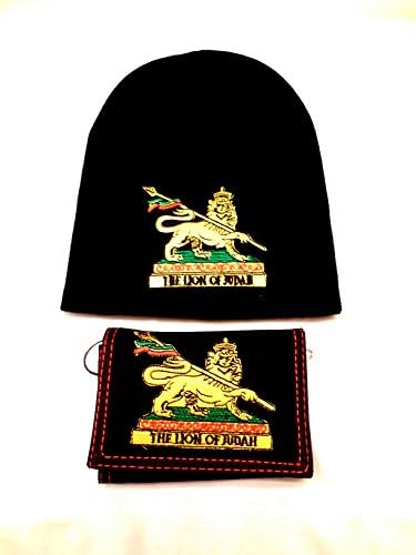 Lion Of Judah Beanie and Wallet