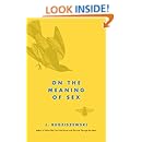 On the Meaning of Sex