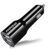 Car Charger,Mpow 6.0Amps 30W Dual USB Rapid Car Charger with Xsmar Technology, Charging Smartly and Automatically