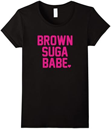 Women's Brown Sugar Babe tshirt Large Black