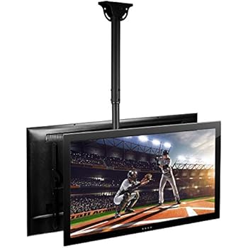 Amazon Com Mount It Dual Screen Tv Ceiling Mount For 37 To 70