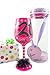 Top Shelf 21st Birthday Wine Glass with Charm - Novelty Gift Idea For Her
