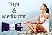 Lavender Eye Pillows - Yoga Eye Pillows Namaste Hot Cold Aromatherapy for Stress, Meditation, Spa, Relaxation Gifts - Made in USA by Happy Wraps - Set of 4 - Purple Cotton