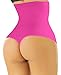 ShaperQueen 102 Best Womens Waist Cincher Body Shaper Trimmer Trainer Slimmer Girdle Faja Bodysuit Short Tummy Belly Weighloss Control Brief Corset Plus Size Underwear Shapewear Thong (L, Hot Pink)