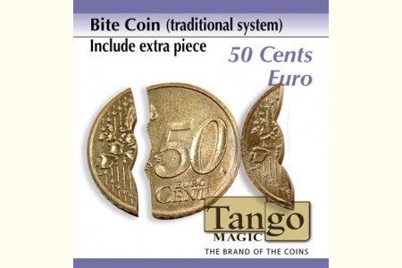 Biting Coin (50c Euro Traditional w/DVD) (E0045) from Tango