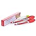 Silicone Kitchen Tongs 2 Pack, Heat Resistant Cooking Tongs with Silicone Tip for BBQ, Salads,Grilling,Serving and Fish Turning, Silicone Oil Brus