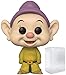 Disney: Snow White and The Seven Dwarfs - Dopey Funko Pop! Vinyl Figure (Includes Compatible Pop Box Protector Case)