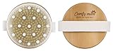 Dry Brushing Body Brush - Cellulite Massager Best for Get Rid of Cellulite, Glowing Skin, Dry Skin Exfoliating, Improves Lymphatic & Stimulates Blood Functions, with Massage Nodes & Natural Bristles