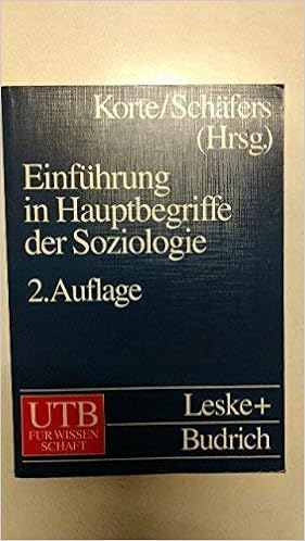 Einfuhrung In Hauptbegriffe Der Soziologie Amazon De Bernhard Schafers Hermann Korte Bucher
