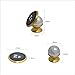 Cell Phone Holder Zzteck Universal Magnetic Mobile Phone Car Mount iPhone Car Mount, Samsung Smartphone Car Mount, Cell Phone Car Mount Holder for Mini Tablets, Office, Home, Kitchen Car Cradle Gold