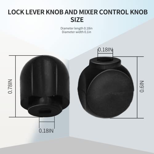 Jacqueline Upgraded Mixer Lock Lever Knob And Control Knob Kit