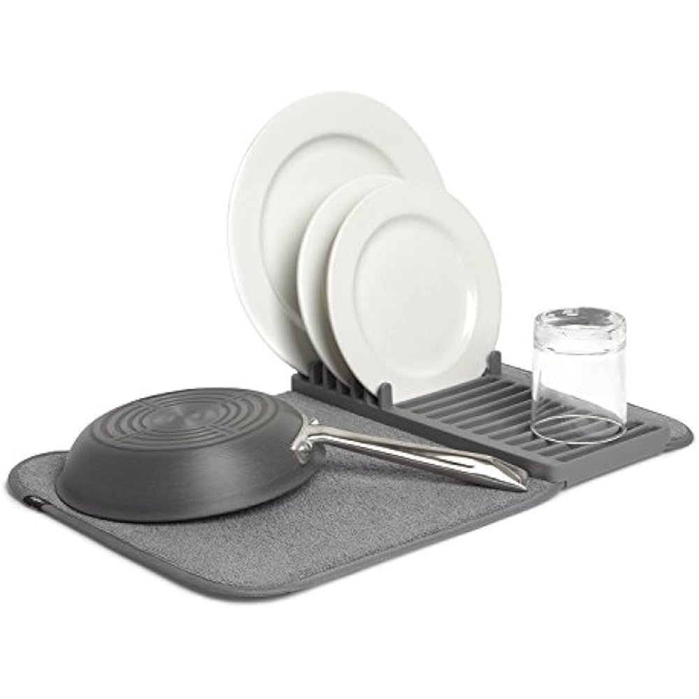 Dish Racks Umbra UDRY And Microfiber Drying Mat, 20 X 13 Inches