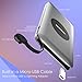 Wireless Charger Power Bank,Qi Power Bank,Wofalodata 10000mAh External Battery Support Qi Charging Pack with Built in Micro Cable and Lightning Adapter for iPhone X,iPhone 8,Samsung Galaxy S8/Note 8