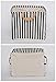 GreenForest Cotton Blend Linen Convenient Collapsible Storage Bin Basket With Totes,1 Closet Drawer ,Dark blue Strips(16x12x10inches)