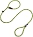 Friends Forever Extremely Durable Dog Rope Leash, Premium Quality Training Slip Lead, Reflective, Thick Heavy Duty, Sturdy, No Pull, Comfortable For The Strong Large Medium Small Pets 6 feet, Green