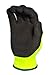 1516 6 Pairs Pack Premium High Visibility Low emissions Green Work and gardening Gloves for Men and Women.MicroFoam Textured Coated Palm and Fingers Gloves for Gardening Work, Size Large