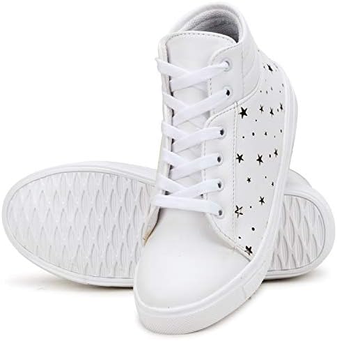 Fusion Hub Stylish High Ankle Sneaker Shoes for Women and Girl