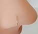 14k Gold Filled Nose Hoop Ring Tragus Cartilage Earring 24 gauge 6mm 7mm 8mm 9mm 10mm