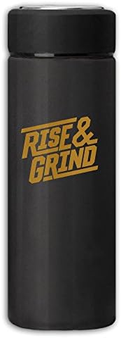 Rise And Grind Grind Arenaceous Business Travel Mug Office Coffee Tea Water Bottle Cups Stainless Steel Vacuum Cup For Unisex