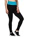 HDE Women's Maternity Yoga Pants Pregnancy Stretch Fold Over Lounge Leggings (Black with Teal, Medium)