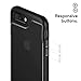 Caseology Skyfall for Apple iPhone 8 Plus Case (2017) / for iPhone 7 Plus Case (2016) - Clear Back & Slim Fit - Black