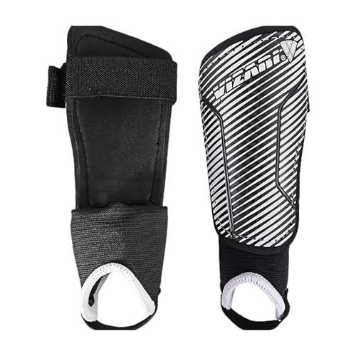 Vizari Matera Soccer Shin Guards with Adjustable Straps for Adult & Kids - Blac…