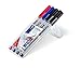 Staedtler Lumocolor Non-Permanent Markers Bonus Pack, 316WP4P (Set of 4-Fine)