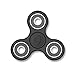 Wisdomspot Fidget Spinner Toy Stress Reducer - Perfect For ADD, ADHD, Anxiety, and Autism Adult Children for Killing Time (black)