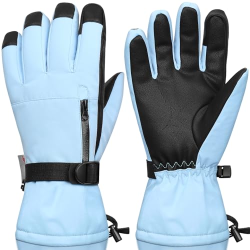 Ski Gloves Snow Gloves Waterproof Winter Warm Cold