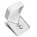 AMIST Always in My Heart Pendant Initial Necklaces Angle Wing Ash Holder Urn Necklace Cremation Memorial Jewelry (J)